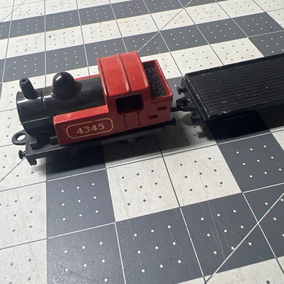 Tren locomotora de vapor Matchbox 1978 Lesney Nº 43 superrápido rojo/negro 4345 Foto 2 de 4