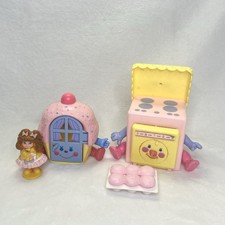 Vintage 1980 s Mattel Cherry Merry Muffin Pieces, PVC Doll Cupcake Home Oven
