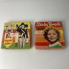 Vintage Super 8. Shirley Temple Glad Rags To Riches  Pie Covered Wagon Lot Of 2