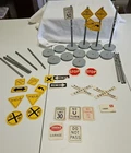 Tonka Plastic Road Signs w/ Bases Various Collectable Signs ~  1970s ~ Vintage