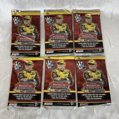 6 Rare Nascar 2004 Press Pass Factory Sealed Packs Mint Collector Cards