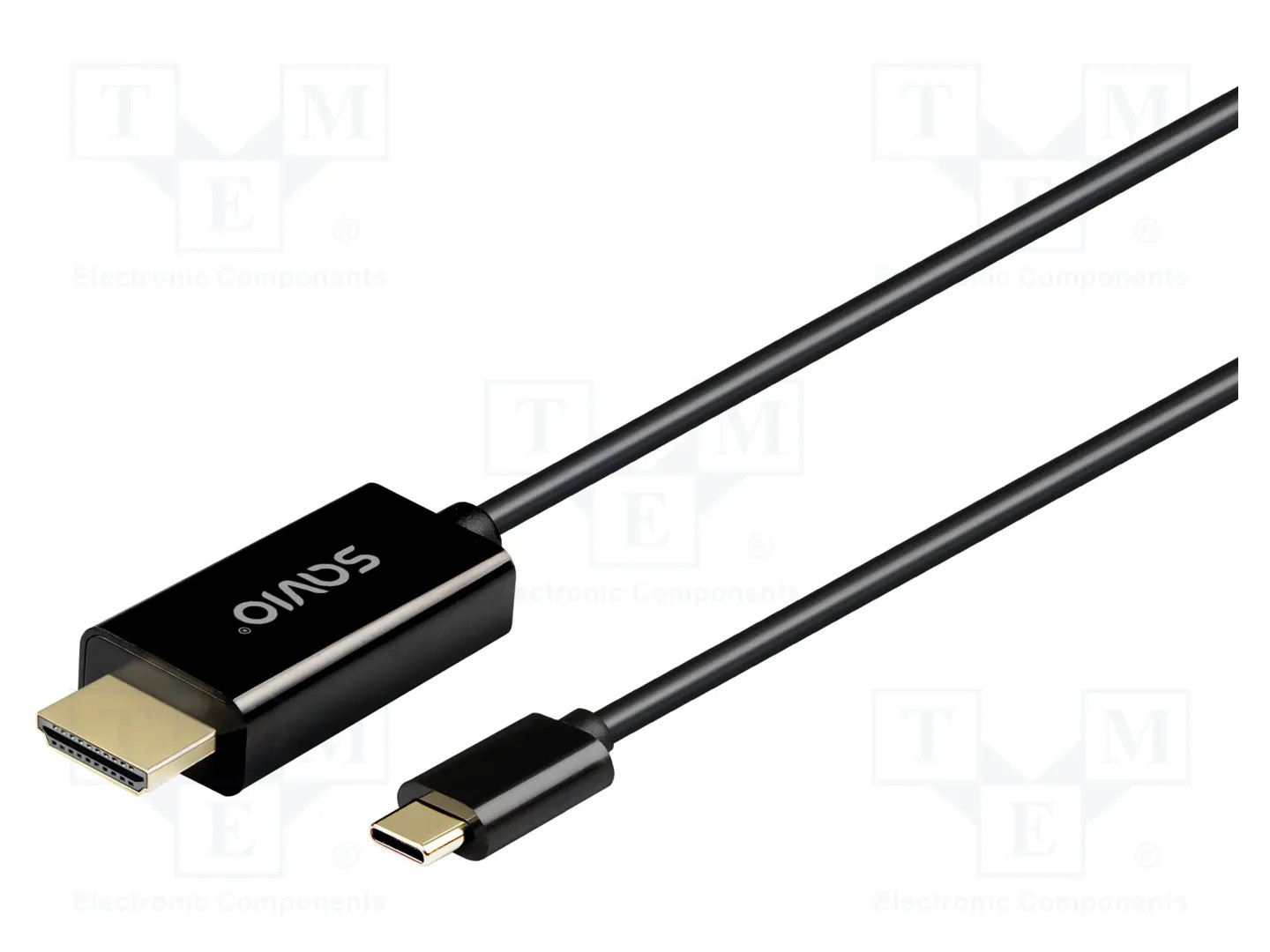 Savio Noir Cl-190 Câble Usb 1 M Usb C - Neuf - Image 2