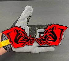 2x Hell Hog Car Badges Fender Emblem BADGE Wart Hog Bore Hog Pig Fender Angry