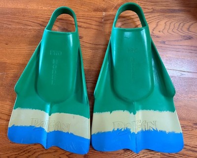 Da Fin Pro Model Hawaii Body Boarding Boogie Swim Fins Size 9-10 Used