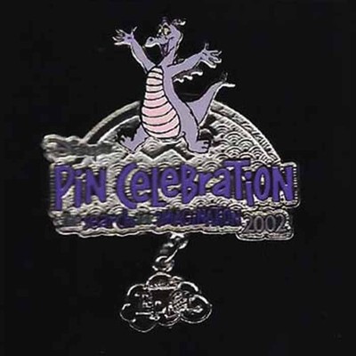 Figment Logo Dangle Disney Search For Imagination Pin Event LE5000 New On Card