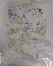 Pako Cross Stitch Kit PAKO 235.321 - Swan & Cygnets - New & Unopened