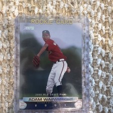 Topps 2001 Stadium Club Adam Wainwright Atlanta Braves Rookie Card #158. rookie card picture