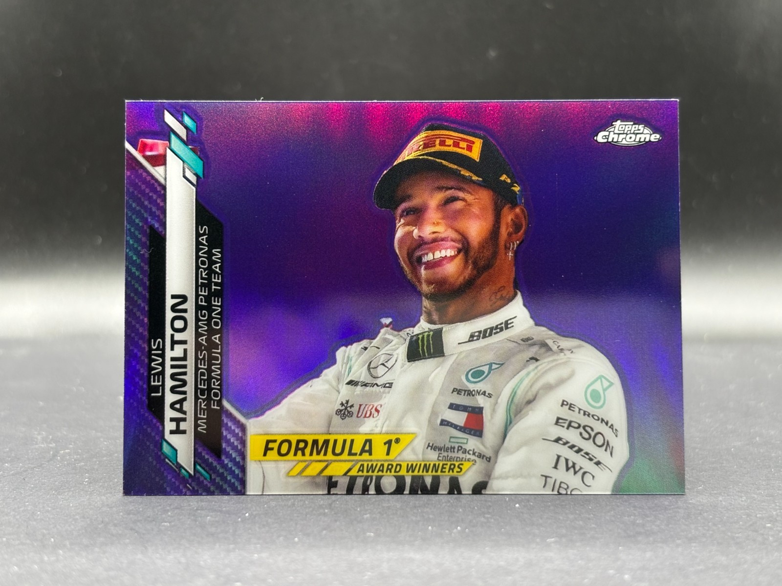 2020 Topps Chrome Formula 1 #197 Lewis Hamilton Purple /399
