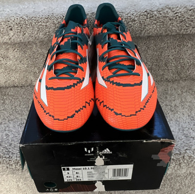 adidas Messi 10.1 FG Orange Men's Football Cleats US 9