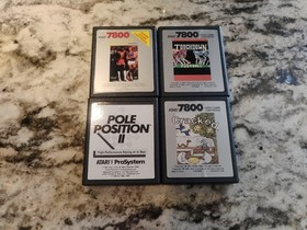 Atari 7800 Games - Lot of 12 - Tested And Working - With Manuals
