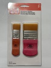 Mod Podge Brush Set Small Multicolor 2 Count 1in, 2in 