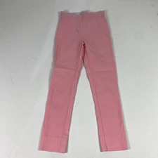 Jean-Pierre Klifa Pants Womens XS Pink High Waisted Stretch Ankle Slit Leggings