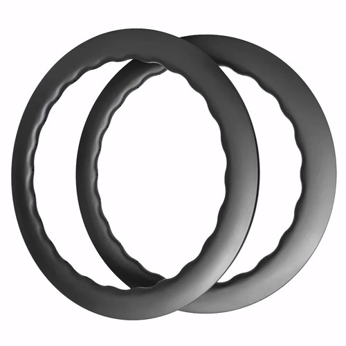 700C Wave Carbon Rim 60mm Deep 28mm Wide Road Bike Disc Tubeless Clincher 24H - Bild 5 von 5