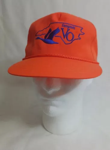 DEAL!!!! Seagrams VO Duck Hunting Ball Cap Hunters Orange Hat