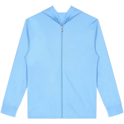 Herren UPF 50+ Sonnen Hautschutz T-Shirt Hoodie Langarm Reißverschluss Jacke Oberteil - Bild 29 von 36