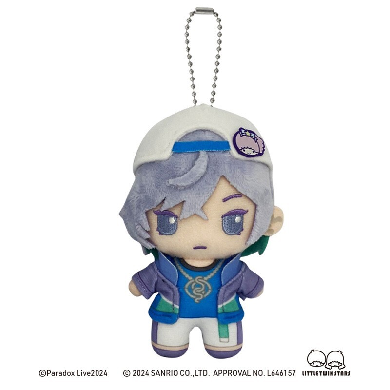 Paradox Live × Sanrio Ball Chain Plush Toy KANATA YATONOKAMI Japan