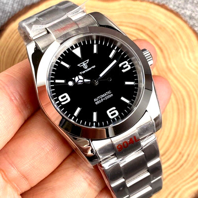 TANDORIO 36MM Men's Luxury NH35 Automatic 200M Diving Stainless Luminous Watch