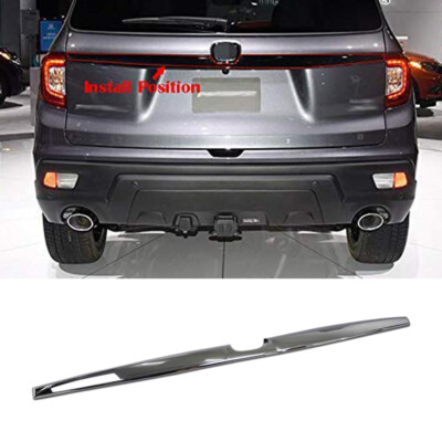 Glossy Black Rear Trunk Window Cover Trim For 2019-2023 Toyota