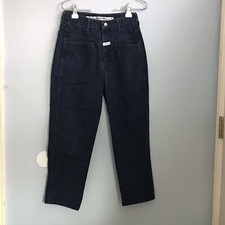 Vintage Marithe Francois Girbaud Women's Dark Navy Stone Washed Jeans SZ 5/6 JJ1