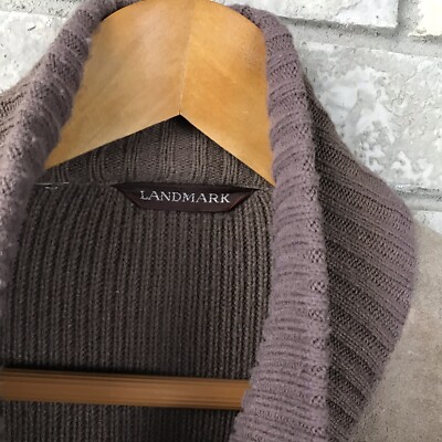 Veste En Cuir De Vachette LANDMARK Taille L Homme - Occasion Très Bon état Style Casual