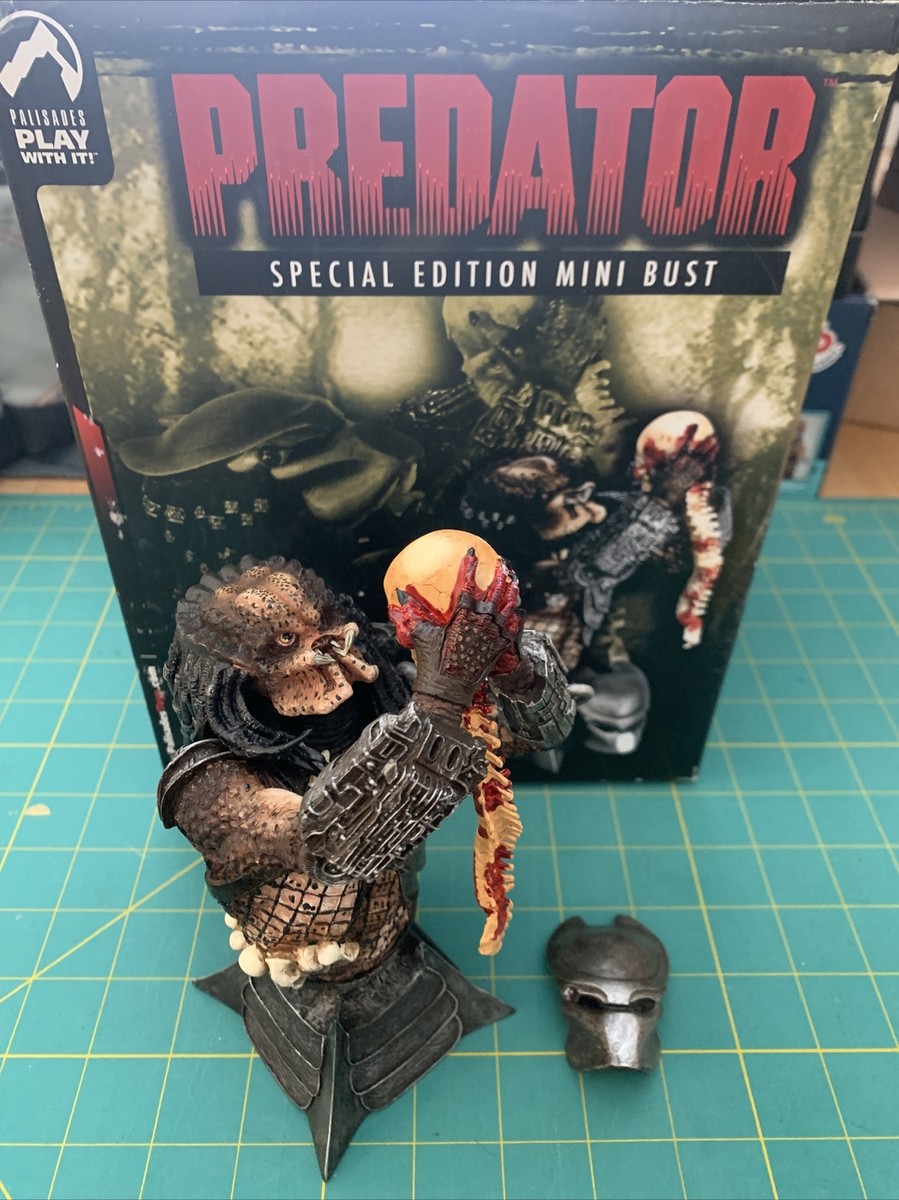 箱付　パリセイズ PREDATOR プレデターポリストーンミニバストフィギュア 2005 Predator Special Edition Mini Bust palisades toys limited