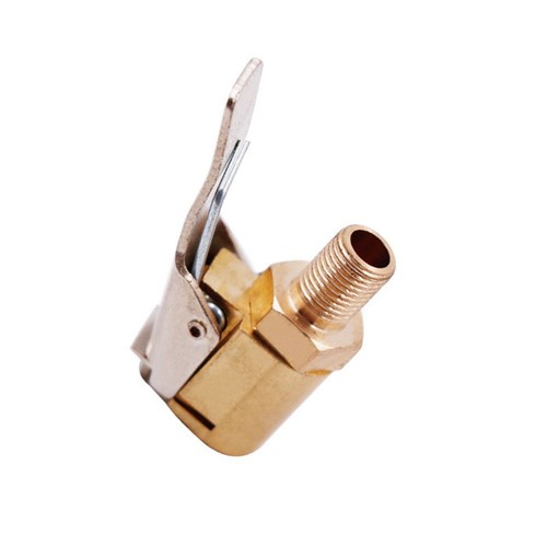 Válvula de latón 8 mm manguera de aire mandril inflador aerolínea conector con clip para automóvil camión - Imagen 8 de 10