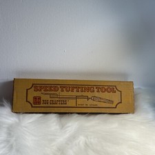 Vintage RC Rug Crafters Speed Tufting Tool Set Instruction Manual Gauge USA