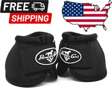 Professionals Choice BALLISTIC Overreach No Turn Horse Bell Boots Black Size M L