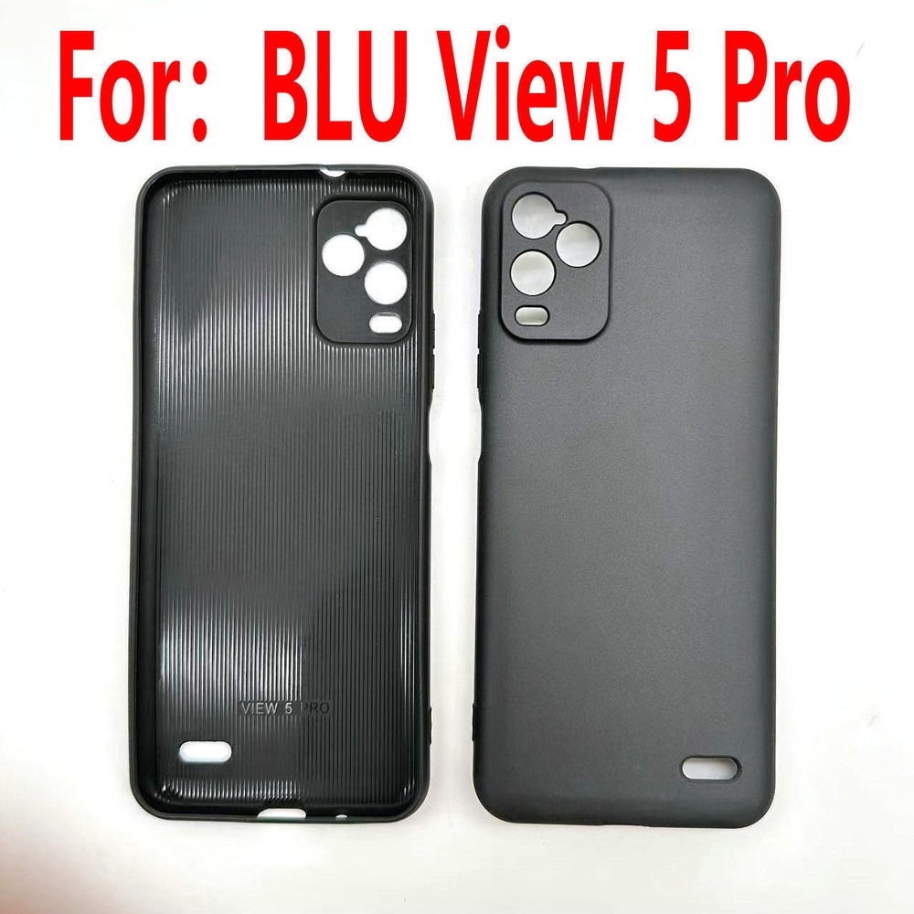 For BLU View 5 Pro B170D Case Slim Silicone Gel Cover Glass Screen Protector