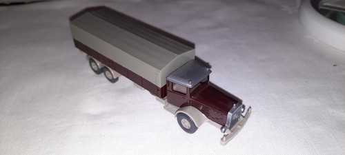Wiking Berlin-W MB LKW Modellauto Auto Truck lange Motorhaube Mercedes braun
