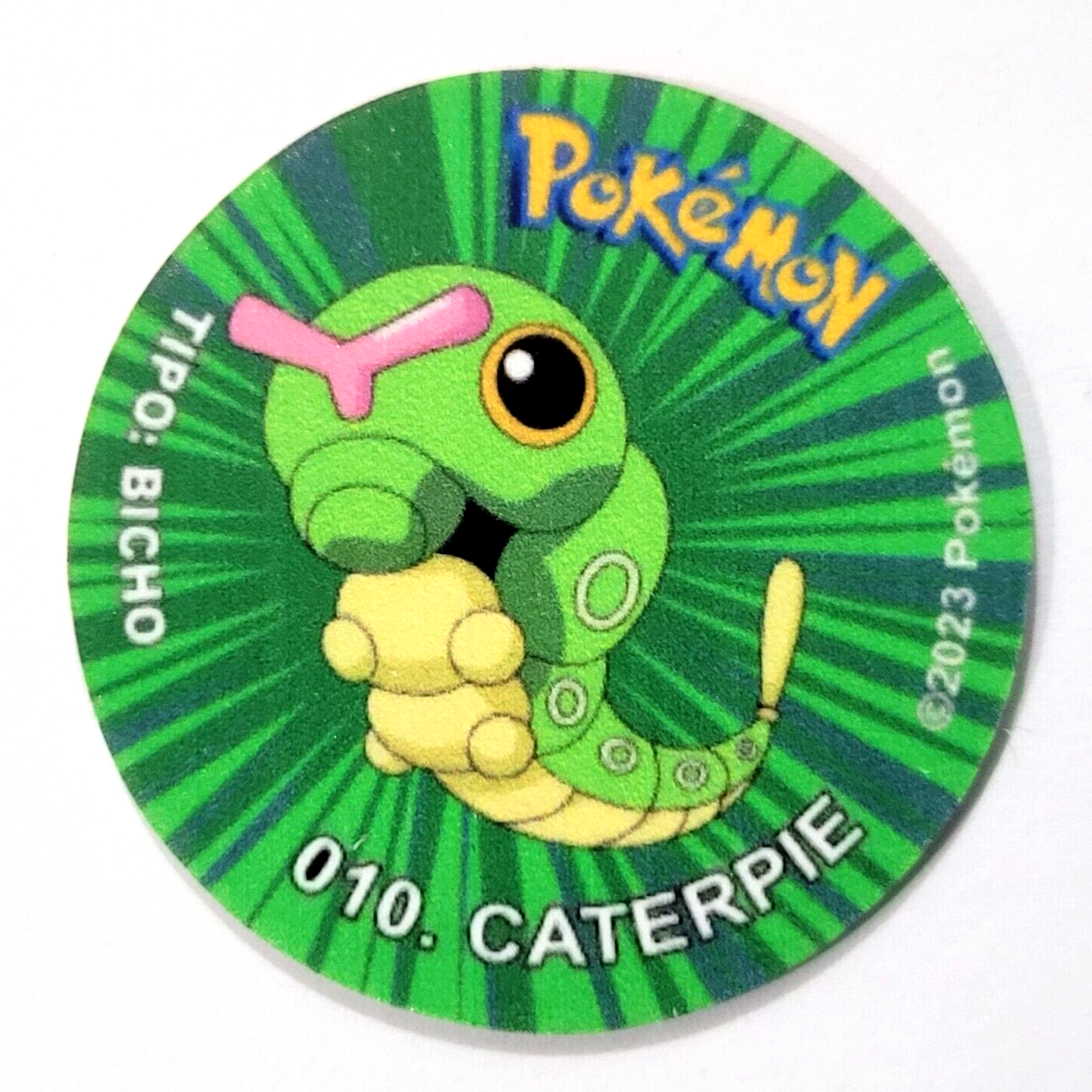 TAZO POKEMON EC1 #070 WEEPINBELL 2023 Kanto PERU South America Pogs Flips  Taps