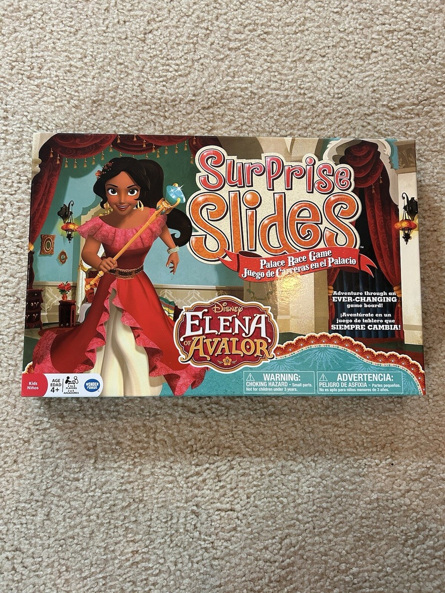 Disney Elena Of Avalor Surprise Slides Palace Race Game Ages 4+