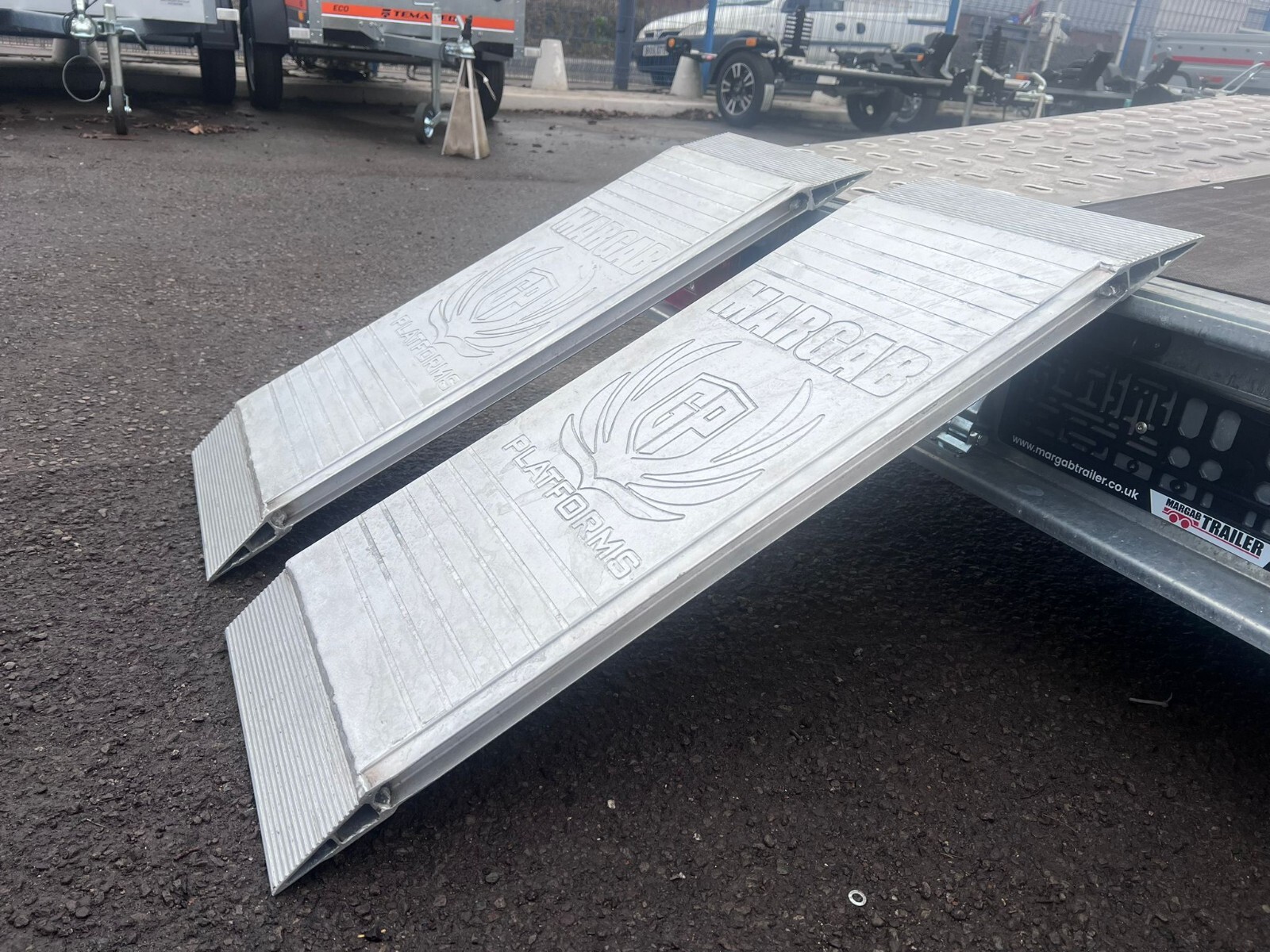 Recovery Truck Car Transporter Aluminium Loading Ramps Extension 97cm x 37cm eBay
