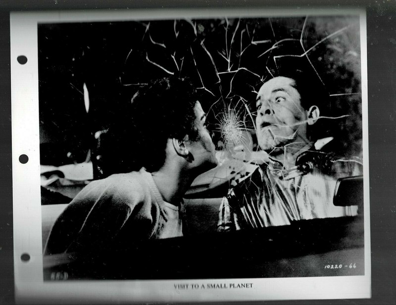 SUPER RARE!! 8X10 1960 ORIG "VISIT TO A SMALL PLANET" Jerry Lewis Lee Patrick!! 