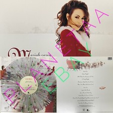 Mariah Carey Merry Christmas Red Green White Clear Splatter Colored Vinyl SEALED