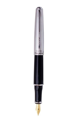 Camlin 5636000 Elegante Fountain Pen - Black/Blue/Red