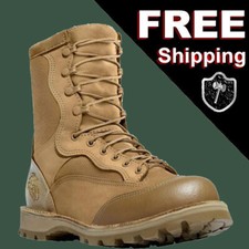 Stivali Danner USMC Rat punta in acciaio 15610X pelle marrone Mojave Combat prezzo al pubblico consigliato $349,99