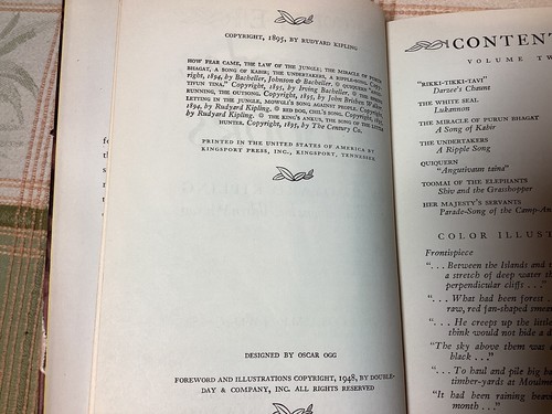 The JUNGLE BOOK Volume 2 Rudyard Kipling Illustrated Aldren Watson - Vg 1948 - Imagen 7 de 9