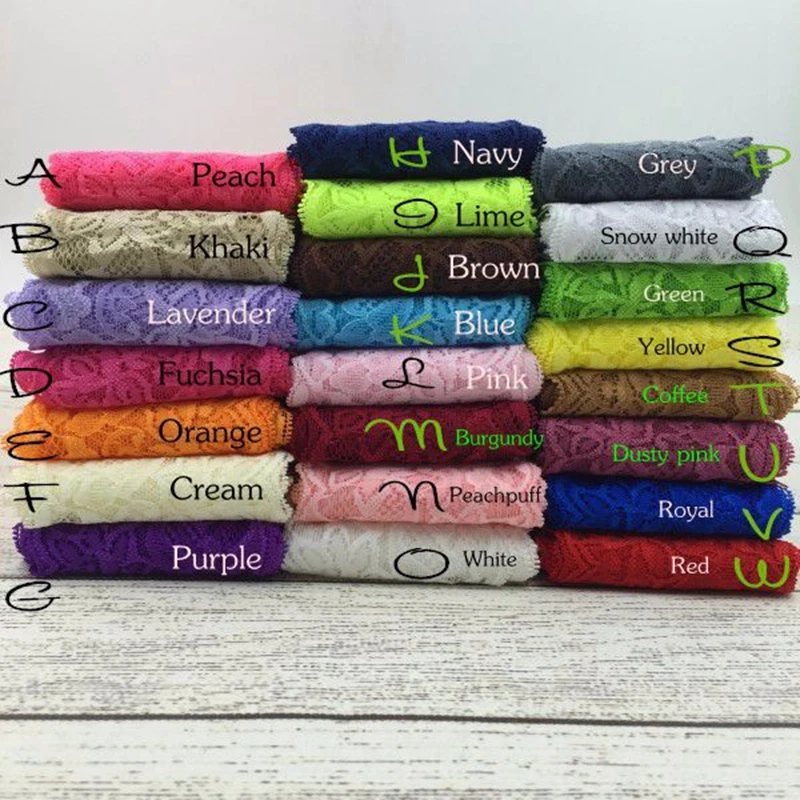 9.5Y 8CM Elastic Lace Trim Ribbon By the Yard Stretch Ribbon Headbands Clothing - Image 2 of 4