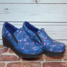 Easy Works by Easy Street Women's Breast Cancer Awareness Work Clogs Shoes 9.5