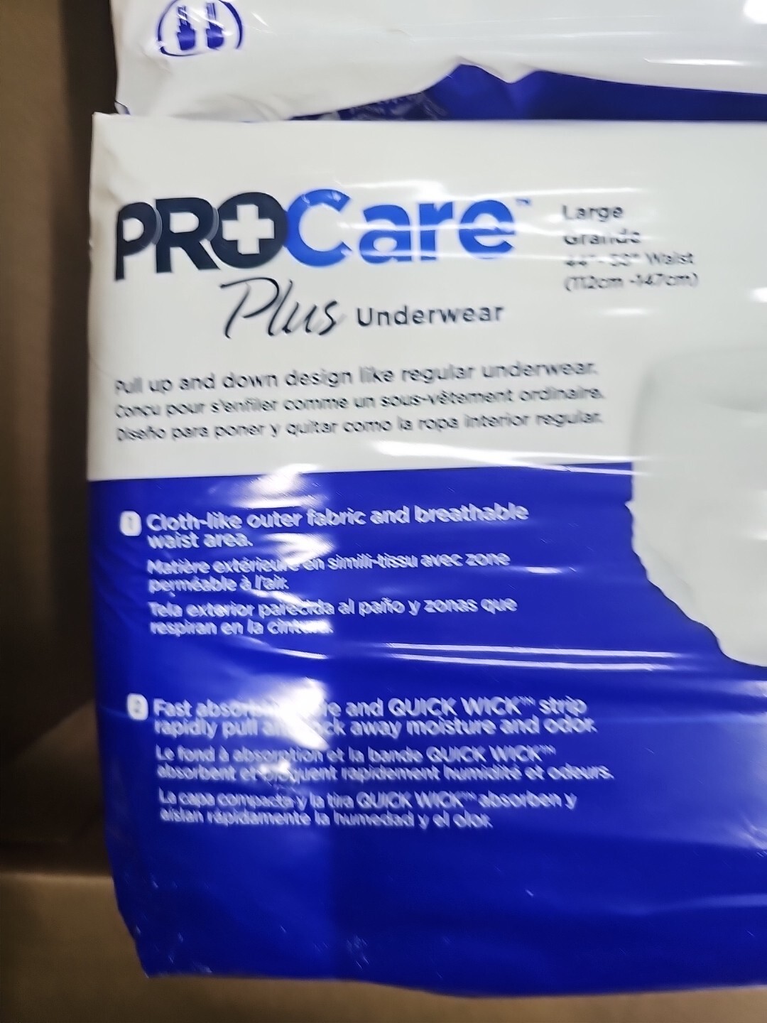 PROCARE Plus Underwear large 25pcs/Bag 100pcs Total (New) eBay