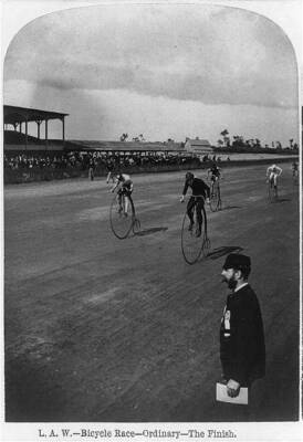 LAW Bicycle Race --Ordinary--the finish c1900 Old Photo