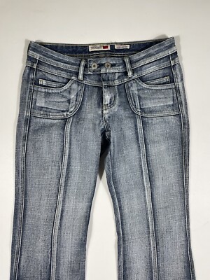 Shaqiru Sixty Eight Jeans Y2K Japanese S-cs sz Low Rise Tight