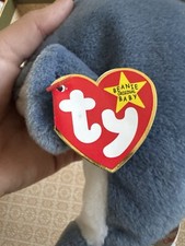 Ty Beanie Baby Echo The Dolphin 1996 Vintage Mint with Tags and Misprints 