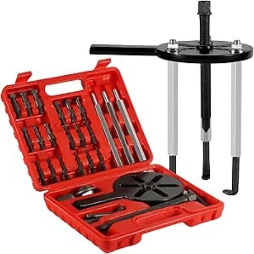 Bearing Disassembly Tools 21-in-1 Blind Bearing Puller Set With 3 Jaw Design - Inner Hole Bearing Removal Tool Kit Blind Hole Bearing Remover - Foto 3