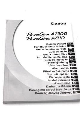 Bedienungsanleitung Canon PowerShot A1300