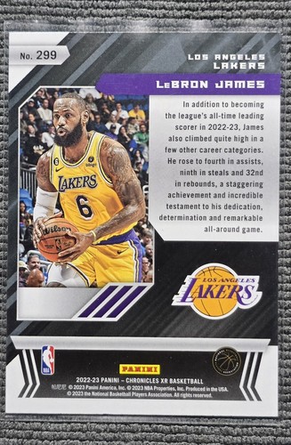 LeBron James 2022 Chronicles XR Pink holo - Picture 3 of 3