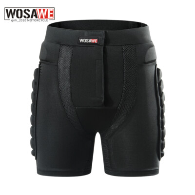 WOSAWE Protective Hip Shorts Ski Impact Snowboard Protector Pants Guards Shorts