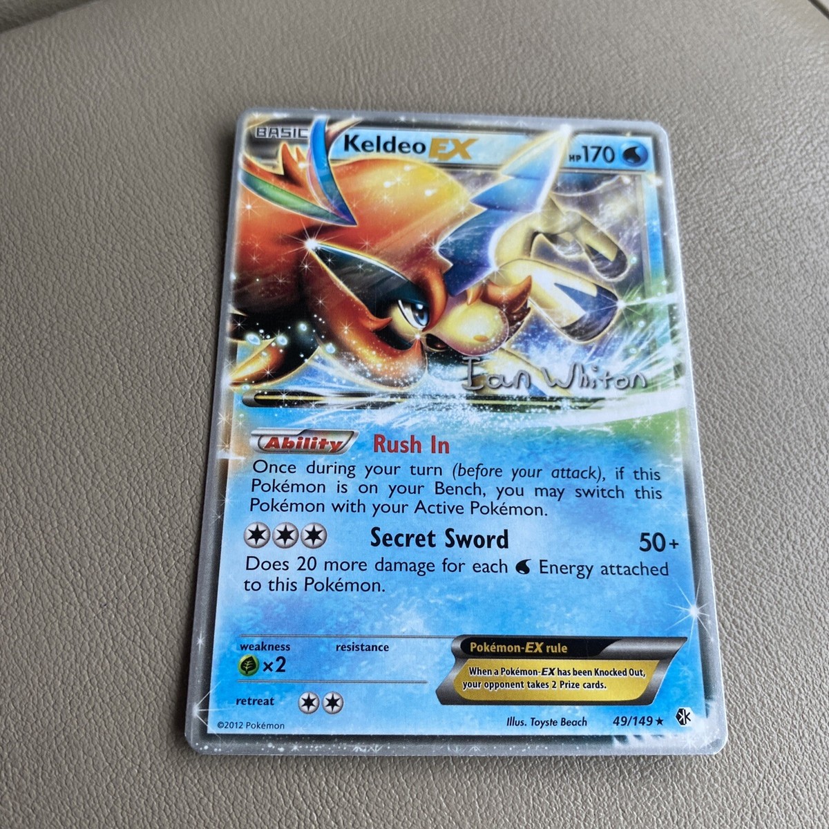 Keldeo EX - 49/149 - 2013 World Championship Card Pokemon Keldeo EX - 49/149 - 2013 World Championship Card Pokemon