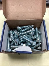 MIDWEST FASTENER 1/2”x2” Hex Lag Screws Zinc Coated - 34 COUNT
